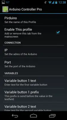 Arduino Controller Pro (Free) android App screenshot 3